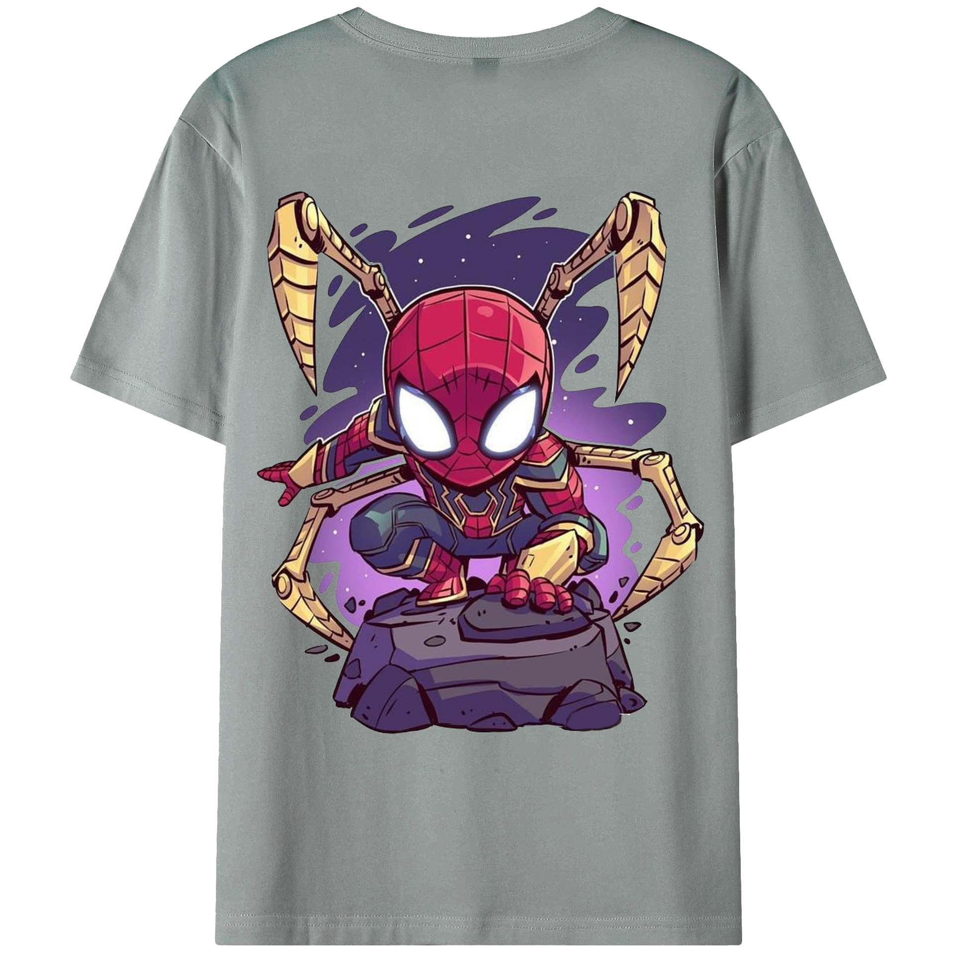 （画像用） アベンジャーズ The Avengers 綿100％ メンズ半袖Tシャツ（バックプリント） 通気性